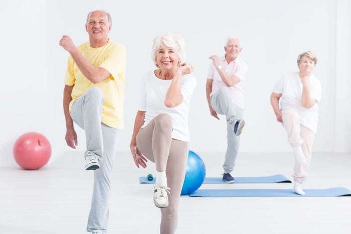 10 ท่าออกกำลังกายในผู้สูงอายุ, ท่าออกกำลังกายสำหรับผู้สูงอายุ