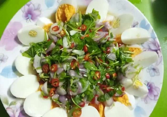 เมนูจากไข่ต้ม, เมนูไข่ต้มลดน้ำหนัก
