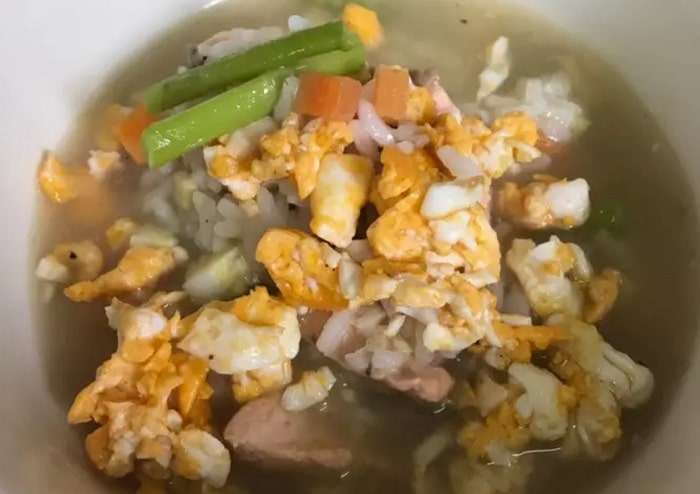 ข้าวต้มปลาแซลมอน, ข้าวต้มแซลมอน